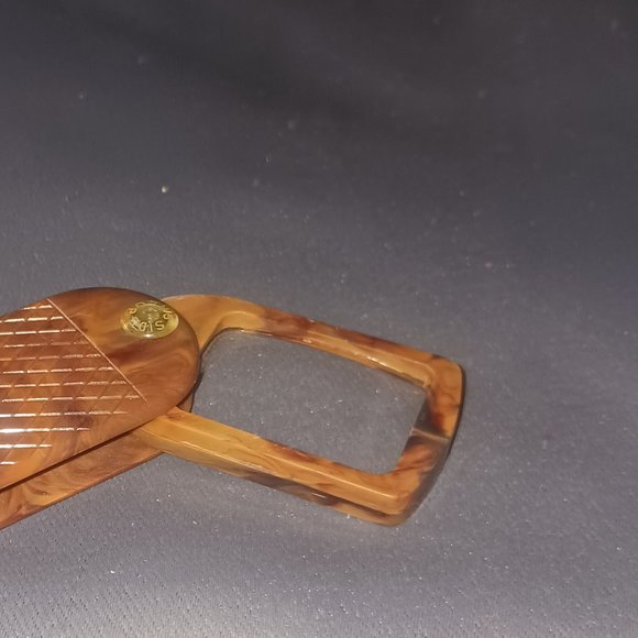 Vintage Brown Fold Out Pocket Magnifier Mint Condition - Picture 4 of 4